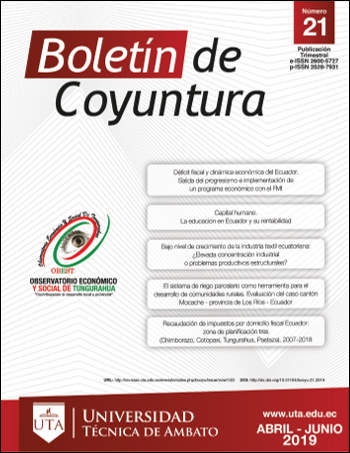 					Ver Núm. 21 (2019): Boletín de Coyuntura
				