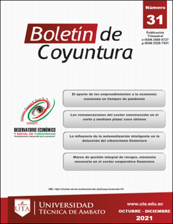 					Ver Núm. 31 (2021): Boletín de Coyuntura
				